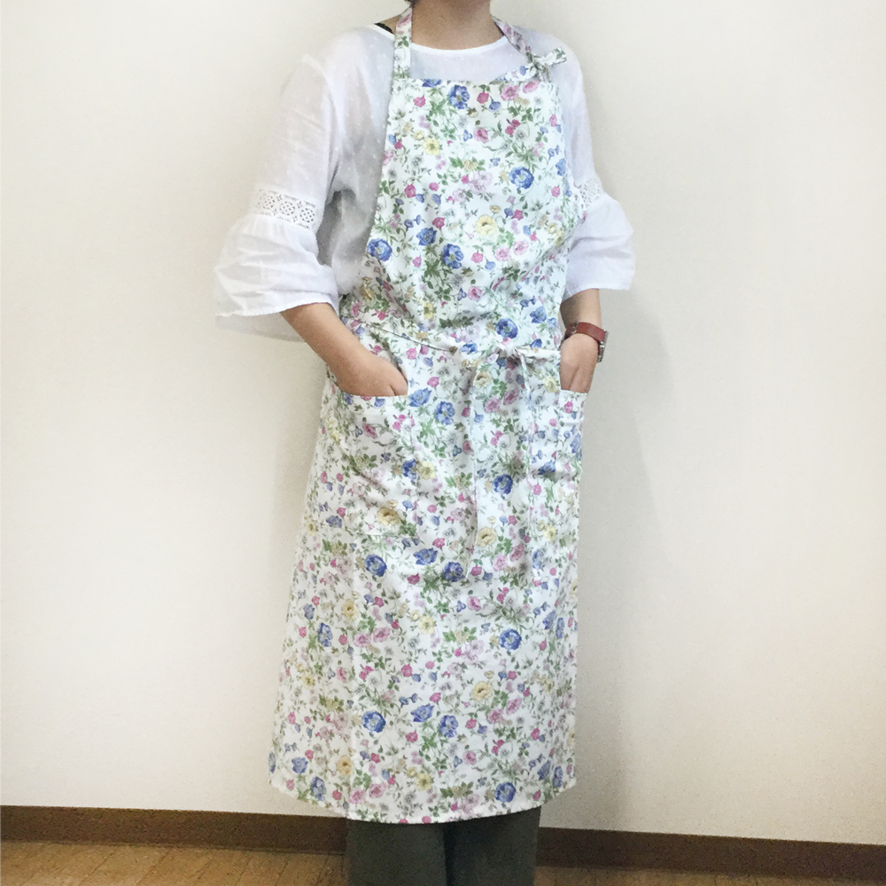 リネンカフェエプロン
